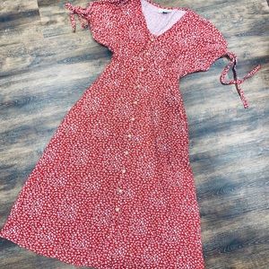 Universal Thread | Red Floral Dress